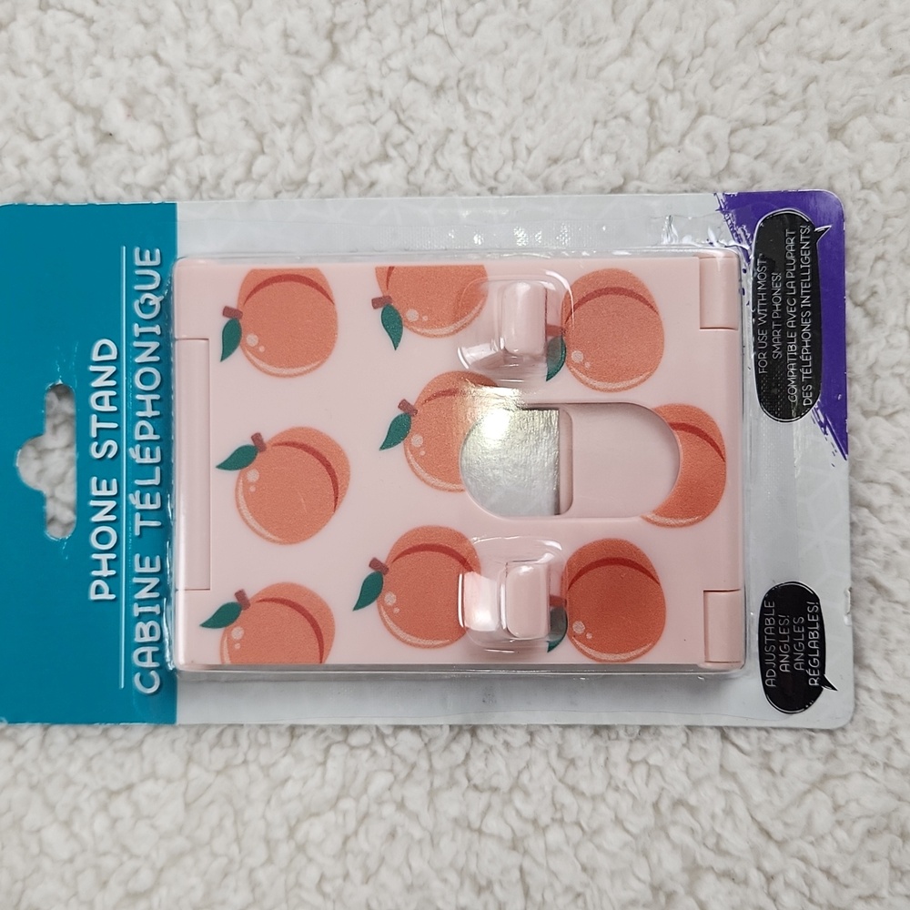 Peach Pattern Adjustable Phone Stand